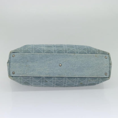 Dior Lady Dior, Blue, Canvas, handbag