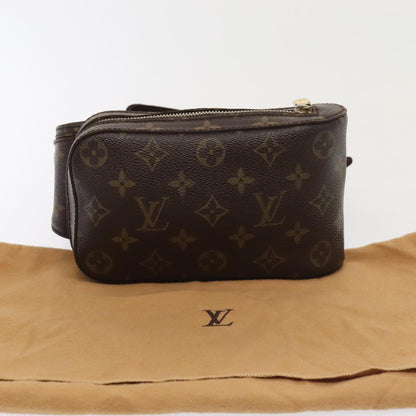 Louis Vuitton Geronimos, Brown, Canvas, clutch