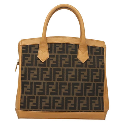 Fendi Zucca, Brown, Canvas, handbag