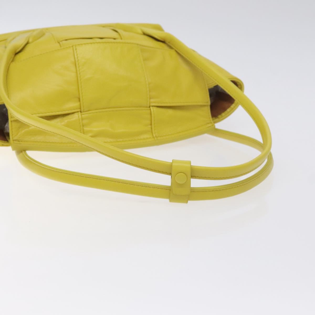 Bottega Veneta Arco, Yellow, Leather, shoulder