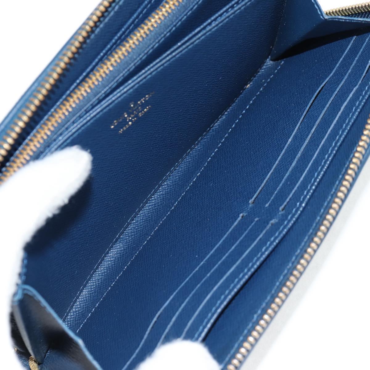 Louis Vuitton Zippy, Blue, Denim - Jeans, wallet