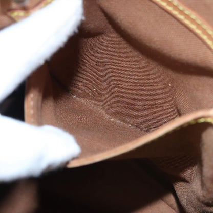 Louis Vuitton Montsouris MM, Brown, Canvas, backpack