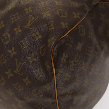 Louis Vuitton Keepall 60, Brown, Canvas, travel