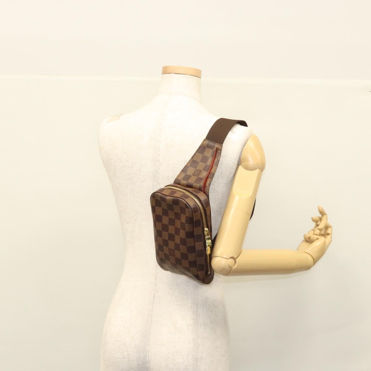 Louis Vuitton Geronimos, Brown, Canvas, shoulder