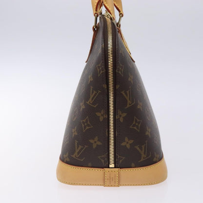 Louis Vuitton Alma, Brown, Canvas, handbag