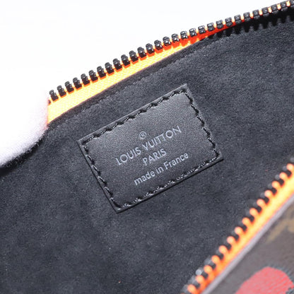 Louis Vuitton Elizabeth, Brown, Canvas, wallet