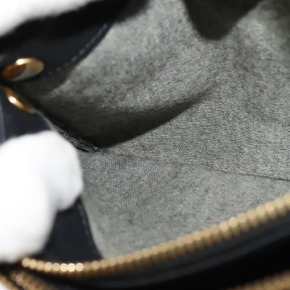 Céline Trio, Black, Leather, shoulder