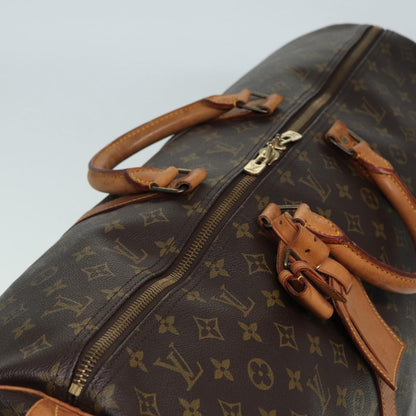 Louis Vuitton Keepall 60, Brown, Canvas, travel