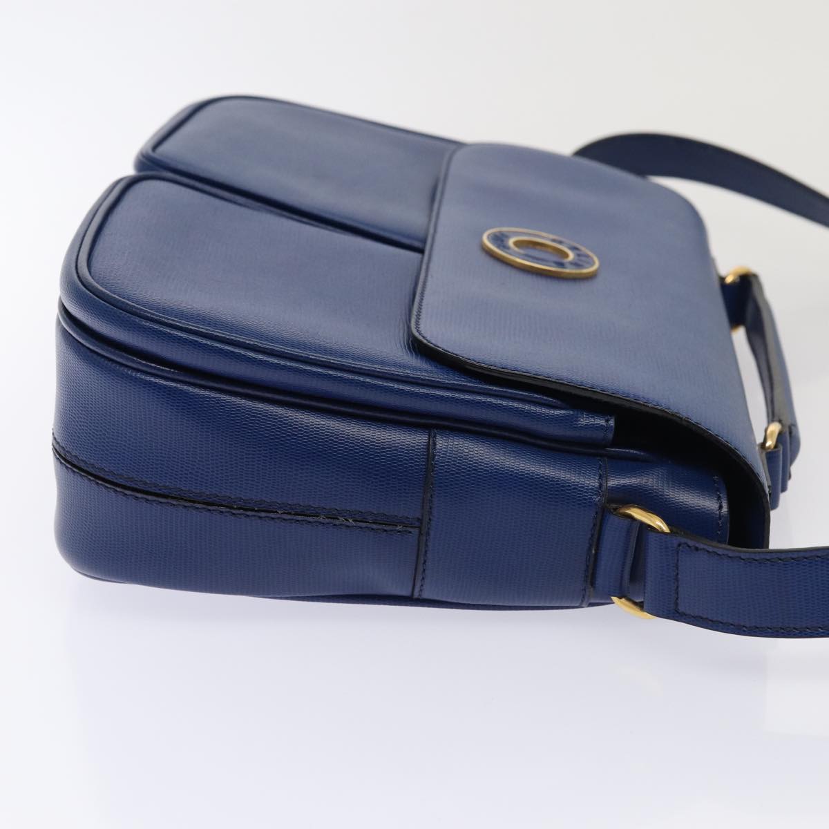 Céline, Blue, Leather, shoulder