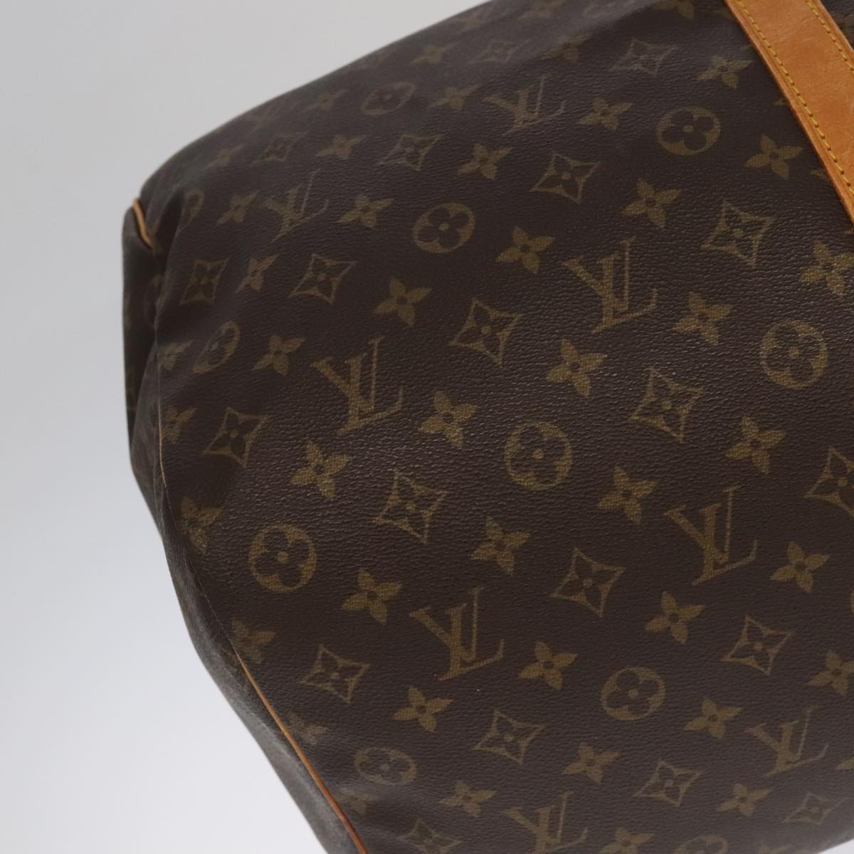 Louis Vuitton Keepall 60, Brown, Canvas, travel