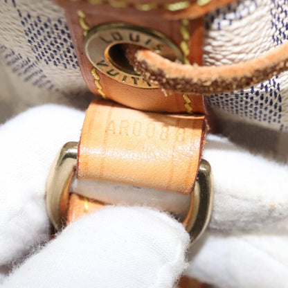 Louis Vuitton Noe, White, Canvas, shoulder