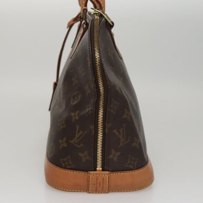 Louis Vuitton Alma, Brown, Canvas, handbag
