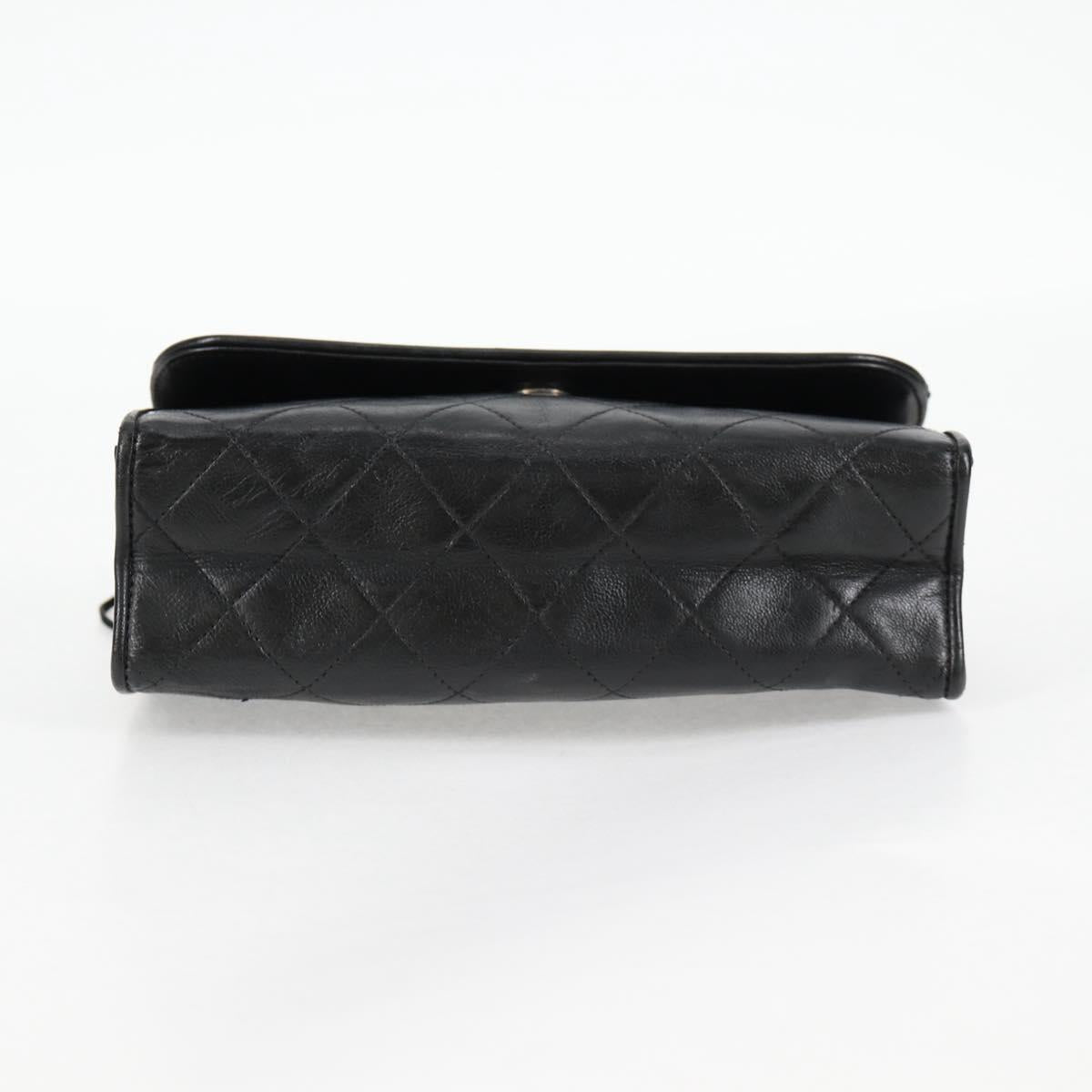 Chanel Tassel, Black, Leather, shoulder