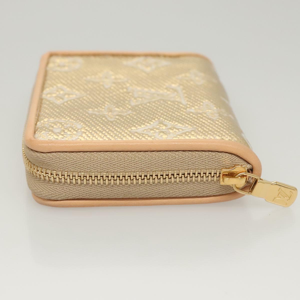 Louis Vuitton Zippy coin purse, Gold, Canvas, wallet