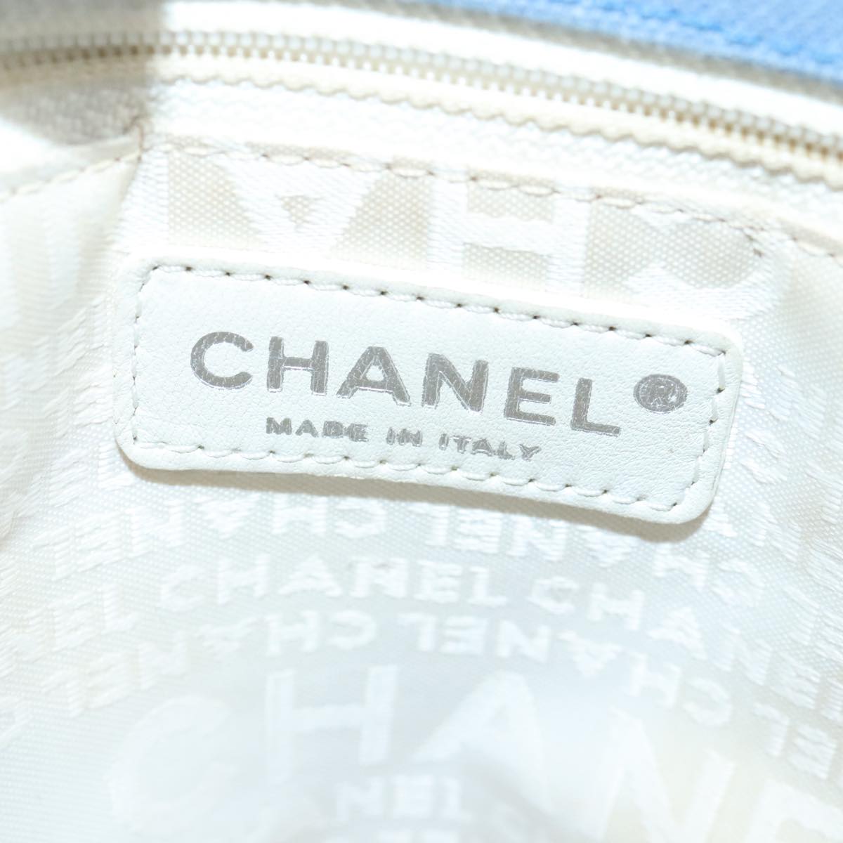 Chanel Numero 5, White, Canvas, tote