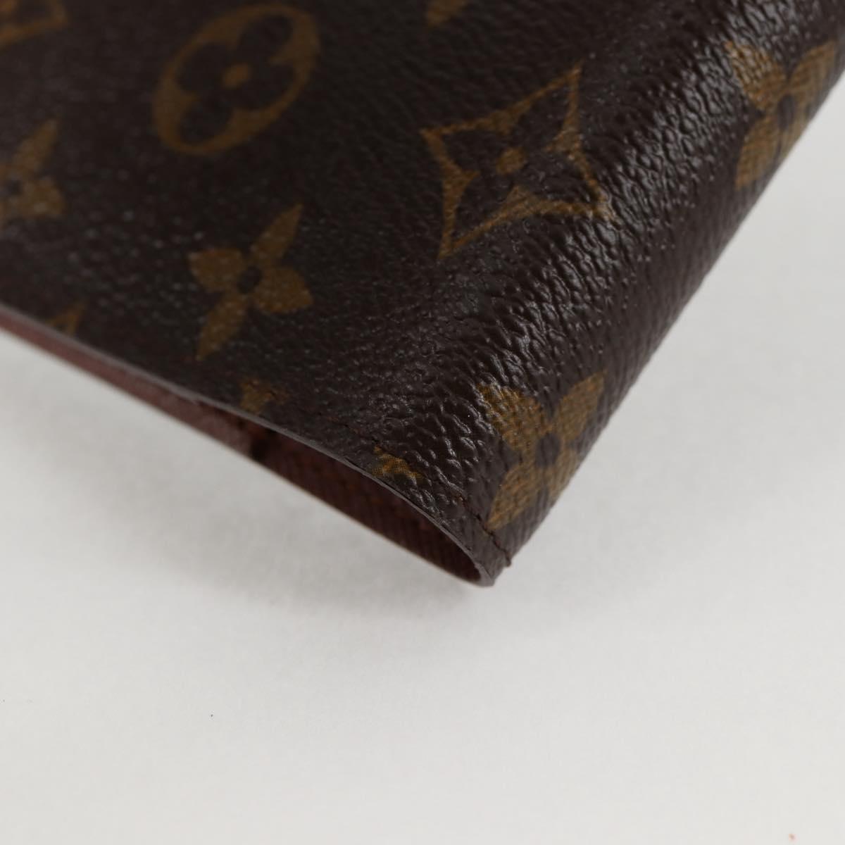 Louis Vuitton Agenda PM, Brown, Canvas, wallet