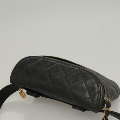 Chanel Vintage, Black, Leather, shoulder