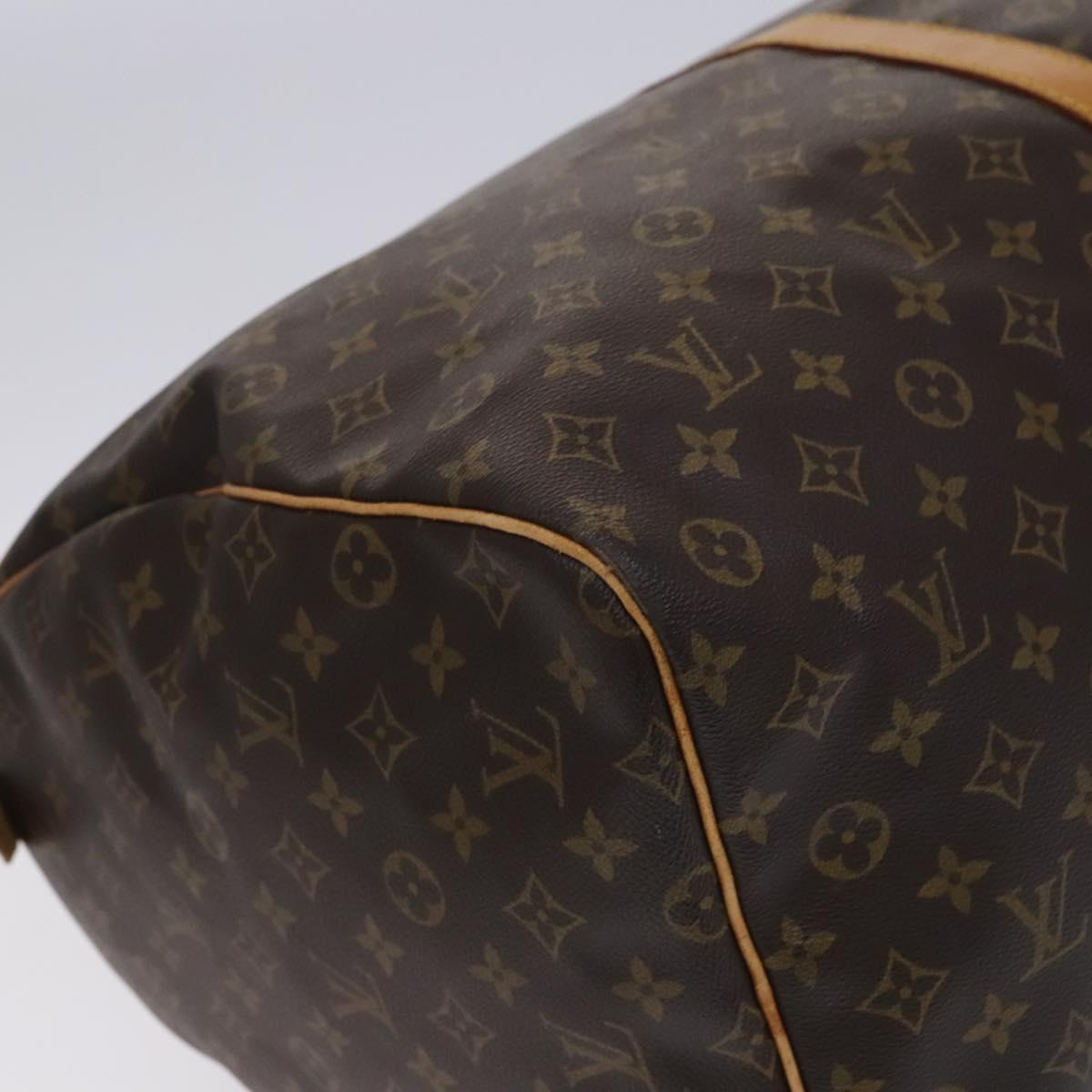Louis Vuitton Keepall 60, Brown, Canvas, travel