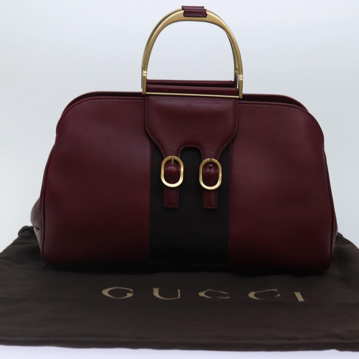 Gucci, Burgundy, Leather, handbag