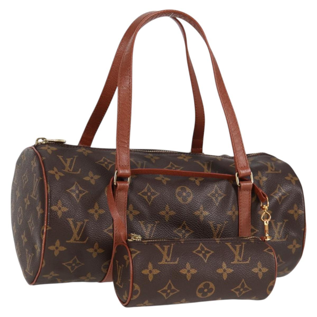 Louis Vuitton Papillon 30, Brown, Canvas, handbag
