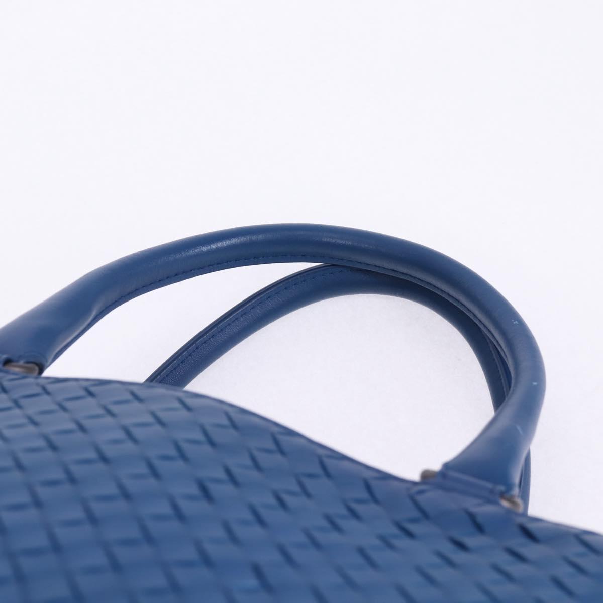 Bottega Veneta Intrecciato, Blue, Leather, handbag