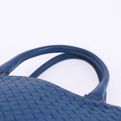 Bottega Veneta Intrecciato, Blue, Leather, handbag