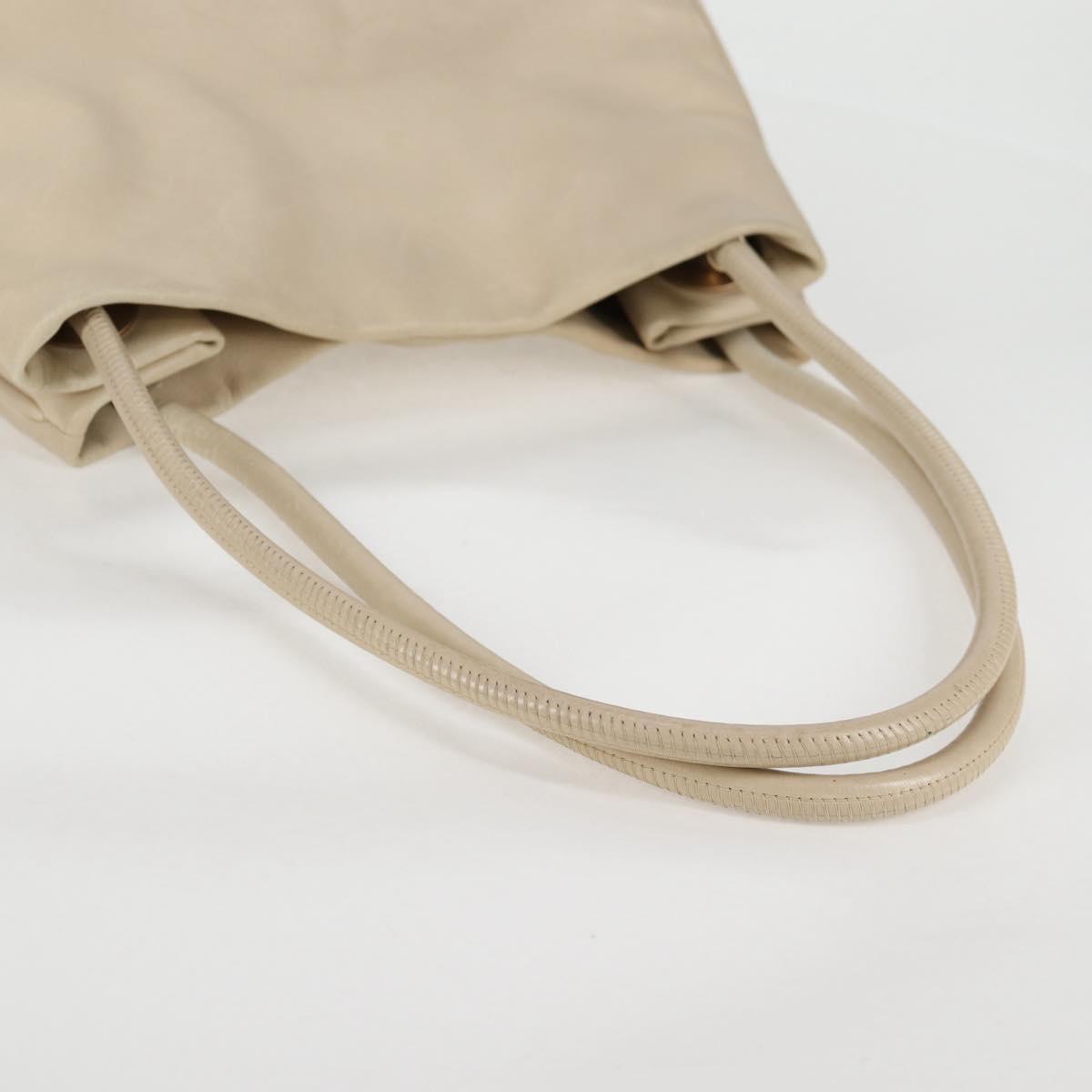 Chanel Camellia, Beige, Leather, tote