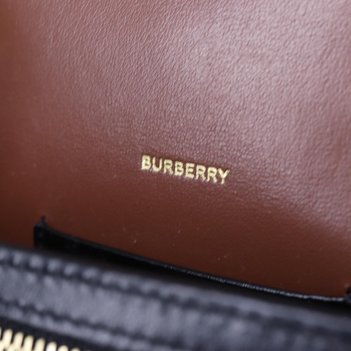 Burberry -, Brown, Canvas, shoulder