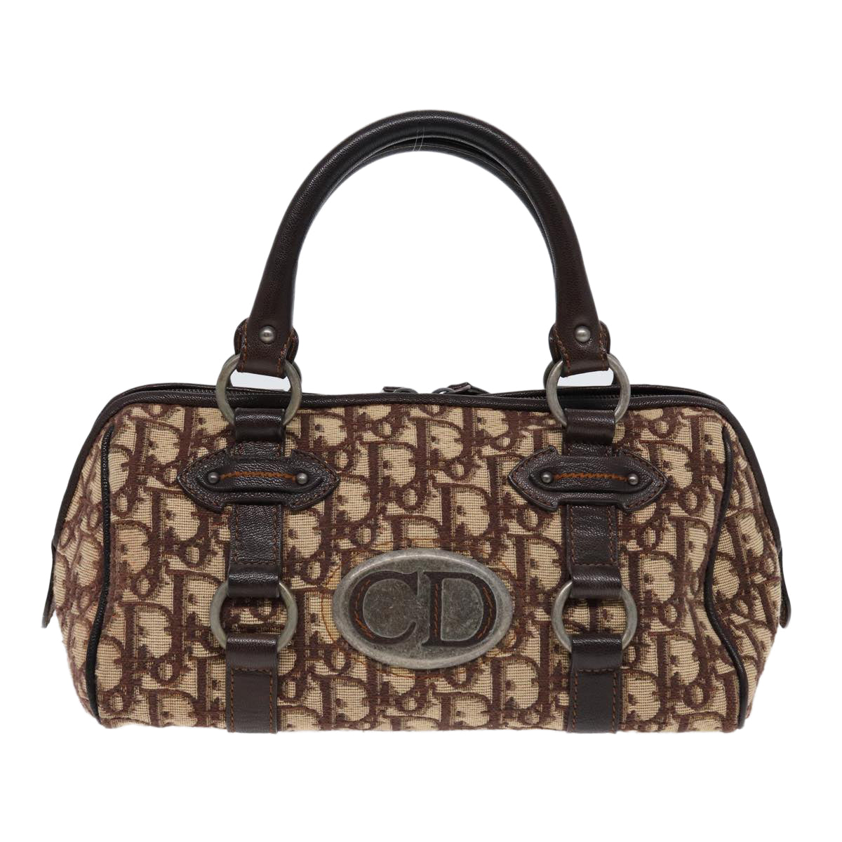 Dior Oblique, Brown, Canvas, handbag