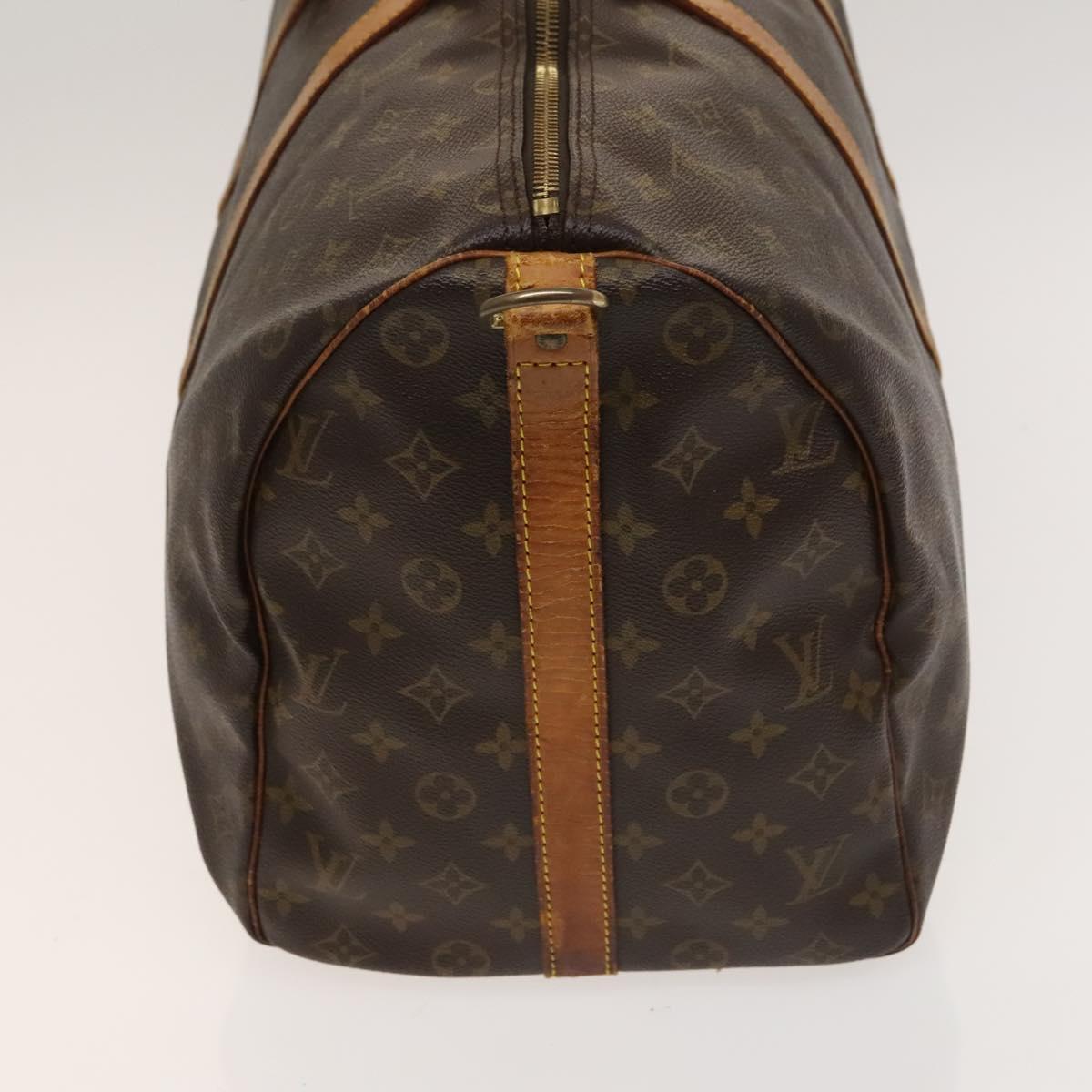Louis Vuitton Keepall Bandouliere 50, Brown, Canvas, travel