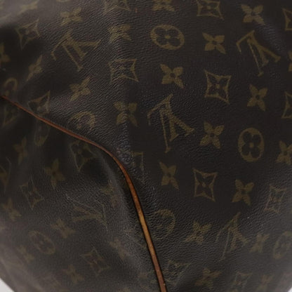 Louis Vuitton Keepall 50, Black, Canvas, travel