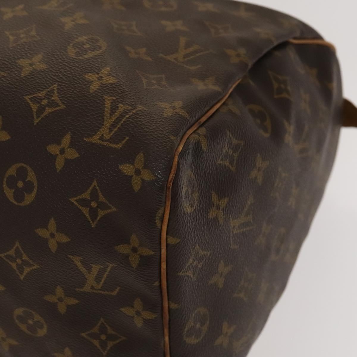 Louis Vuitton Keepall 45, Brown, Canvas, travel