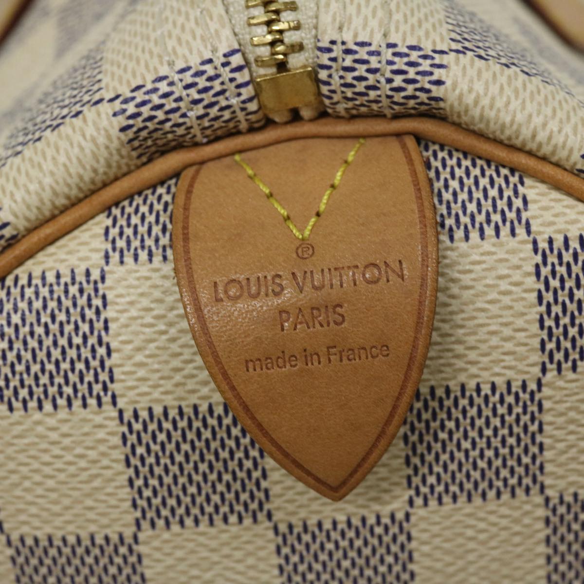 Louis Vuitton Speedy 30, Beige, Canvas, handbag