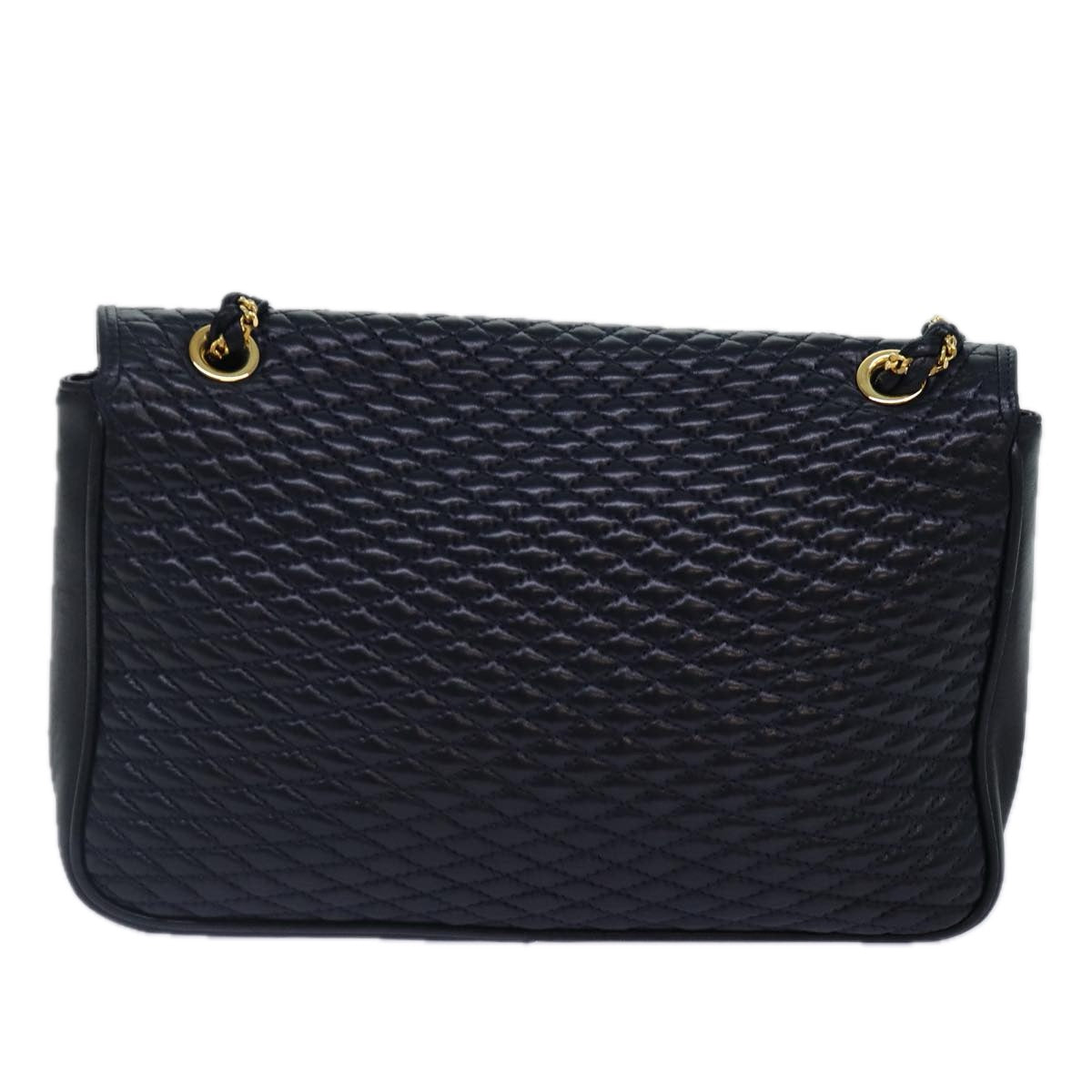 Bally --, Navy, Leather, shoulder