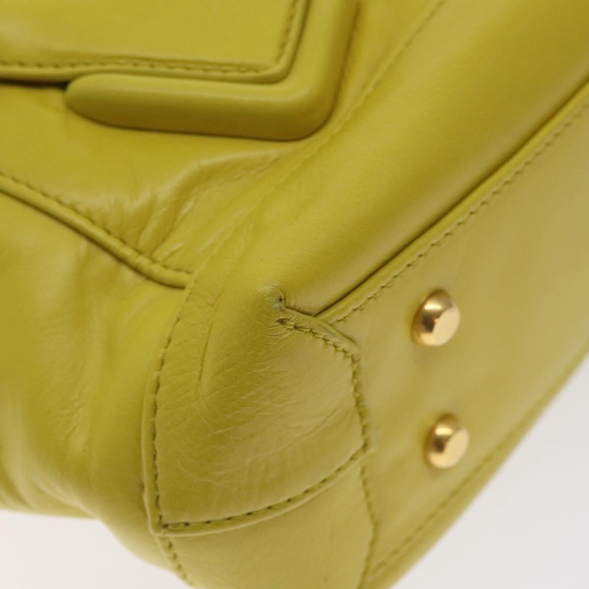 Bottega Veneta Arco, Yellow, Leather, shoulder