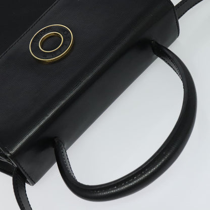 Céline Logo du cercle, Black, Leather, shoulder