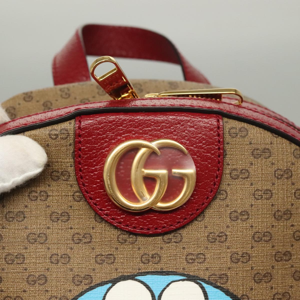 Gucci Doraemon, Beige, Canvas, backpack