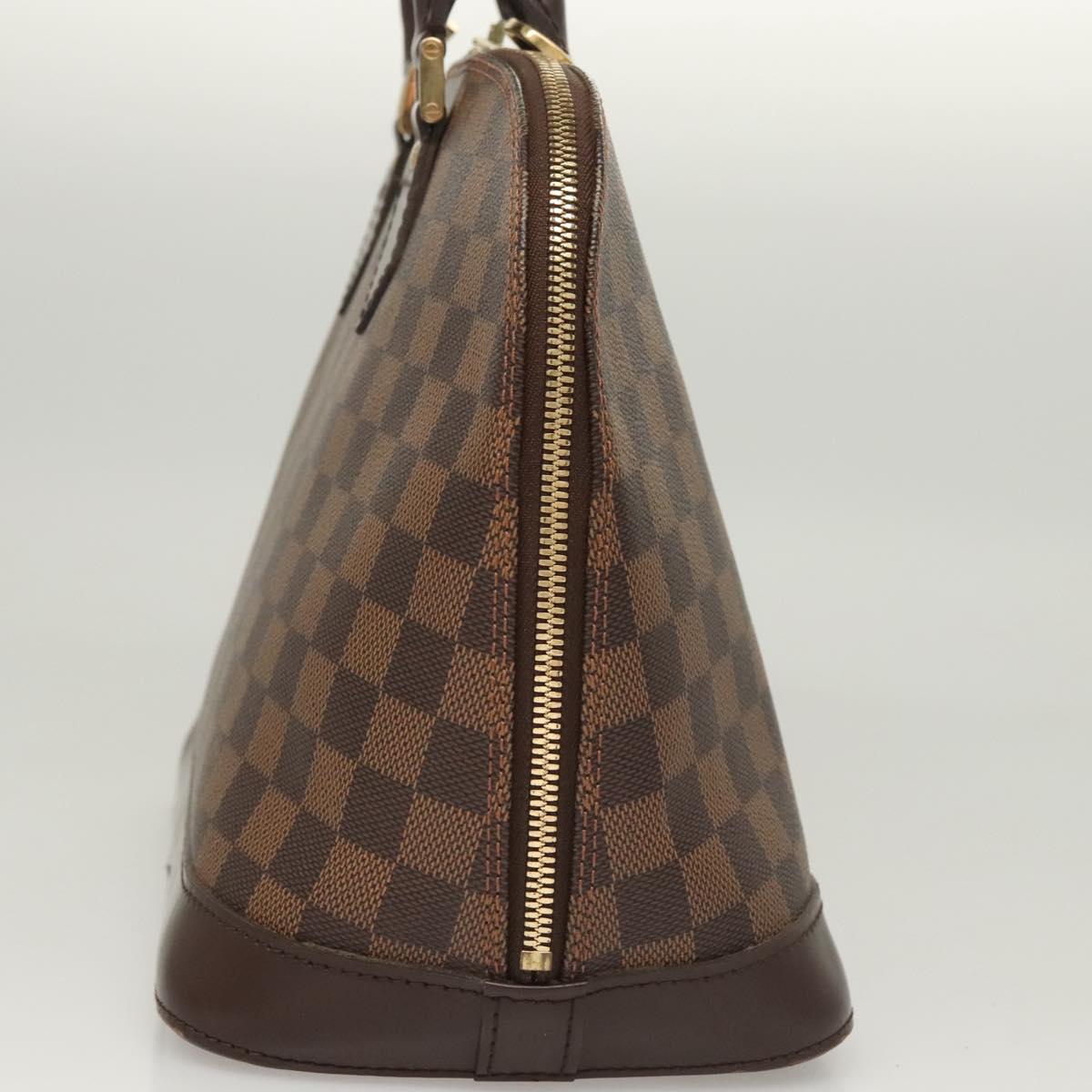 Louis Vuitton Alma BB, Brown, Canvas, handbag