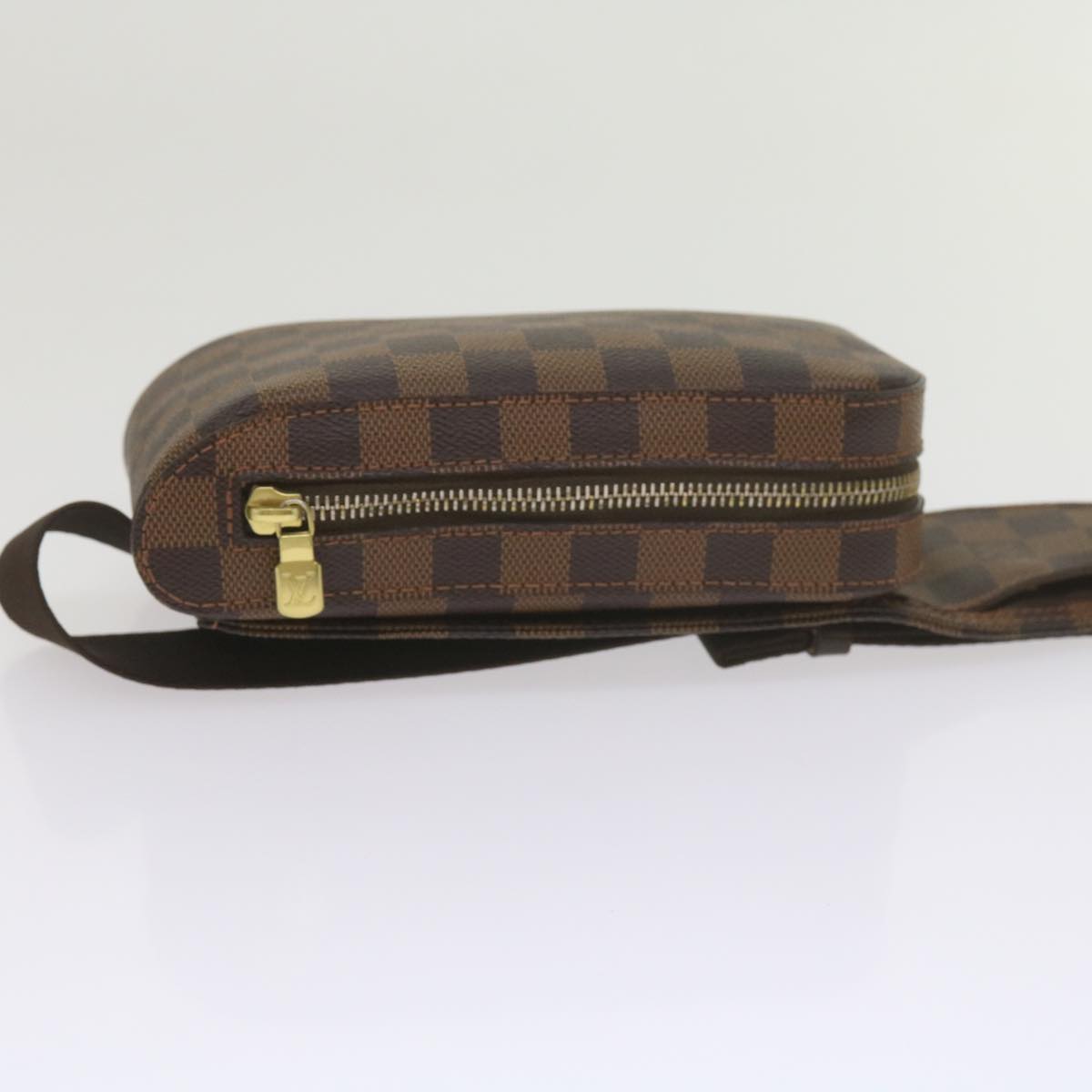 Louis Vuitton Geronimos, Brown, Canvas, shoulder