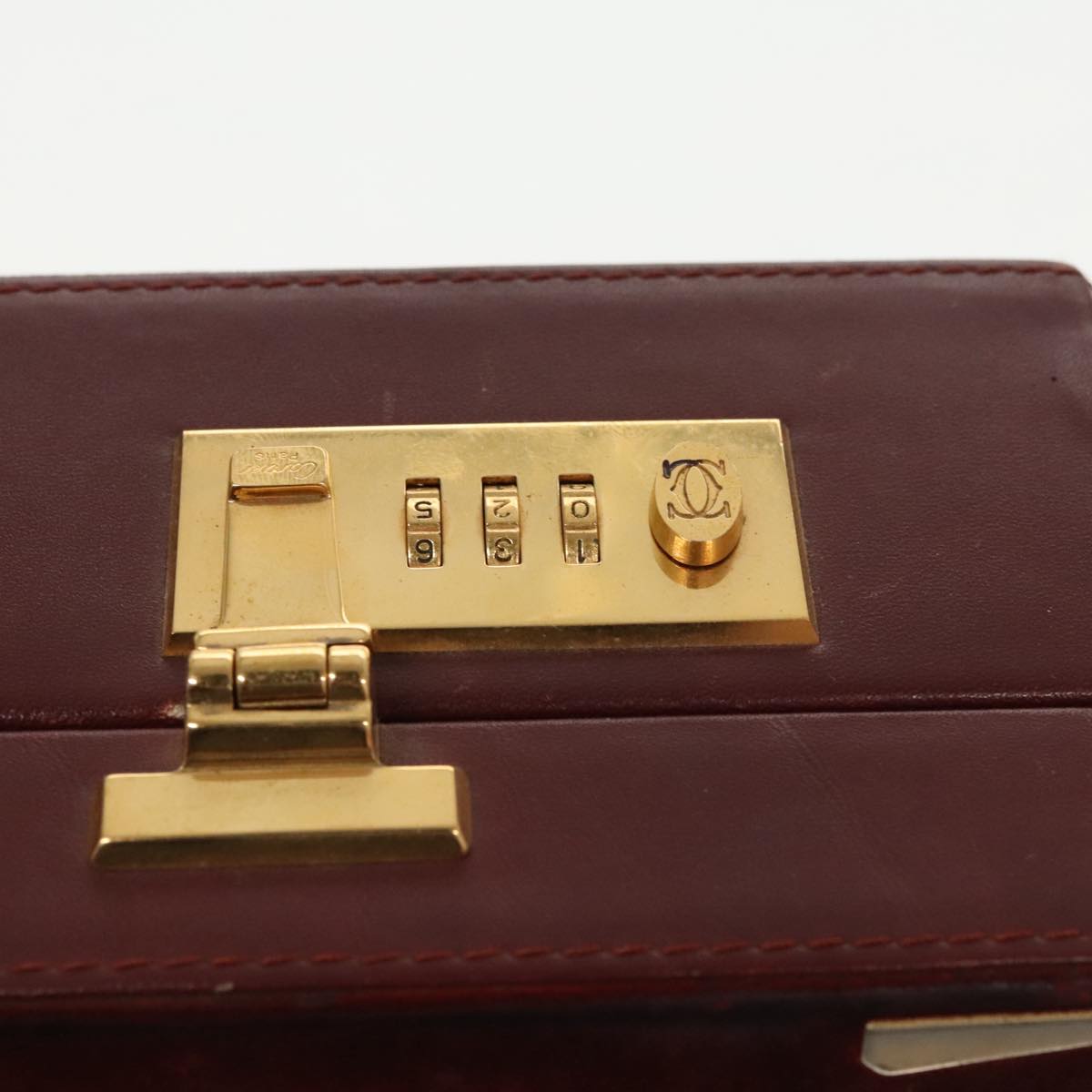 Cartier Must line, Burgundy, Leather, travel