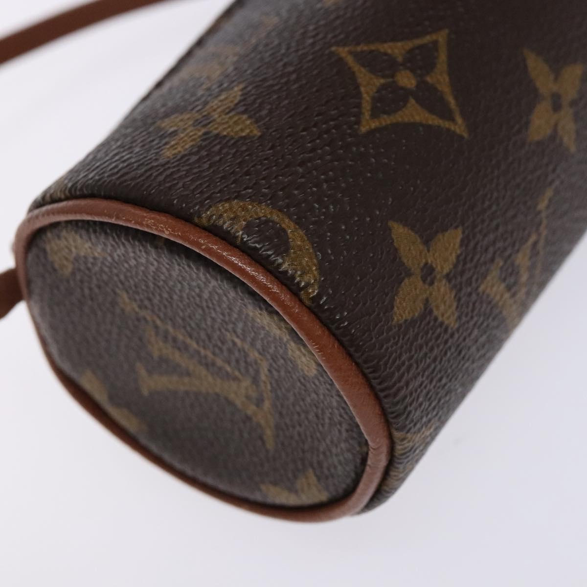 Louis Vuitton Papillon Pochette Monogram Canvas, BROWN, CANVAS, Handbag