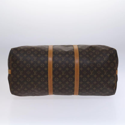 Louis Vuitton Keepall Bandoulière 60, Brown, Canvas, travel