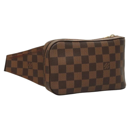 Louis Vuitton Geronimo, Brown, Canvas, shoulder