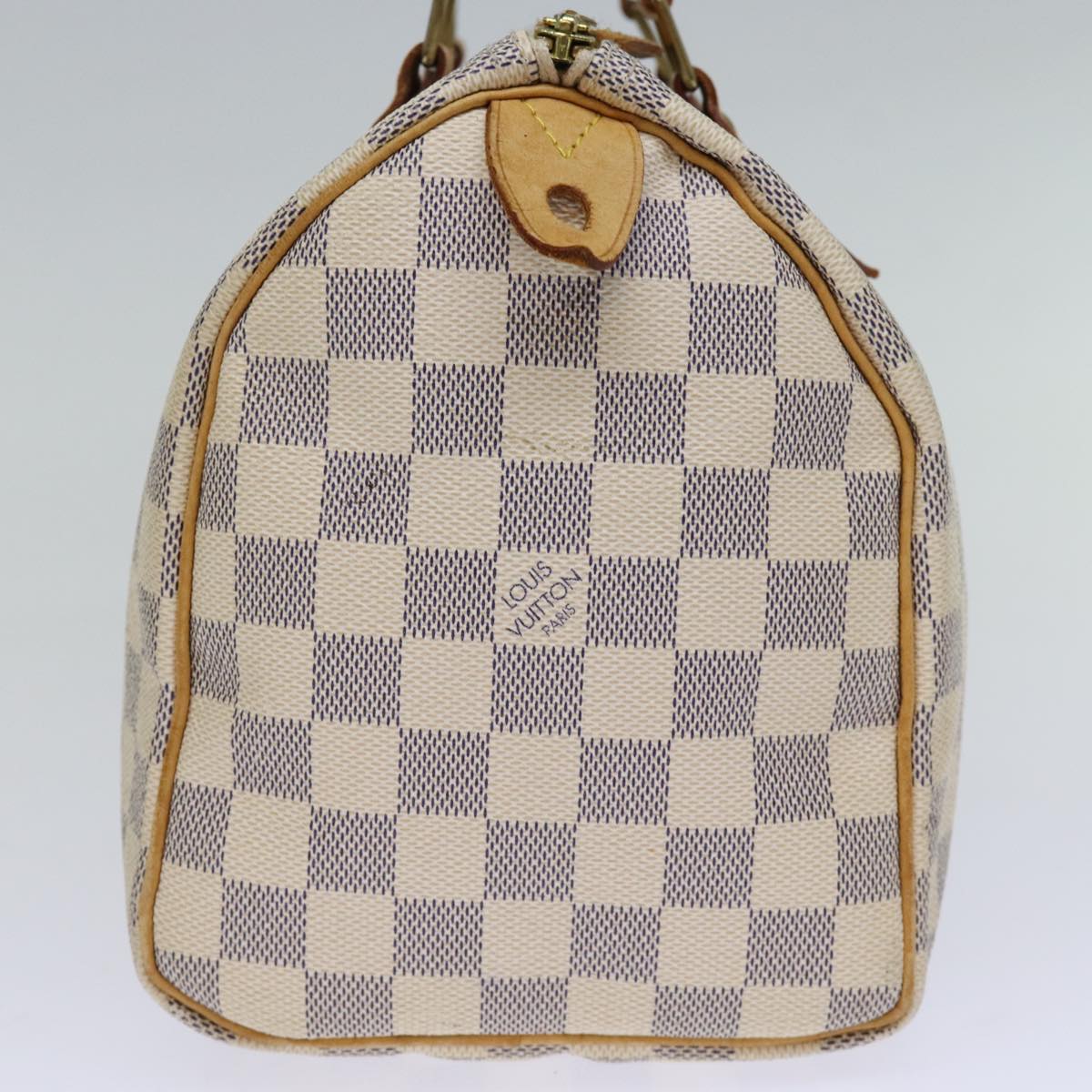 Louis Vuitton Speedy 25, White, Canvas, handbag