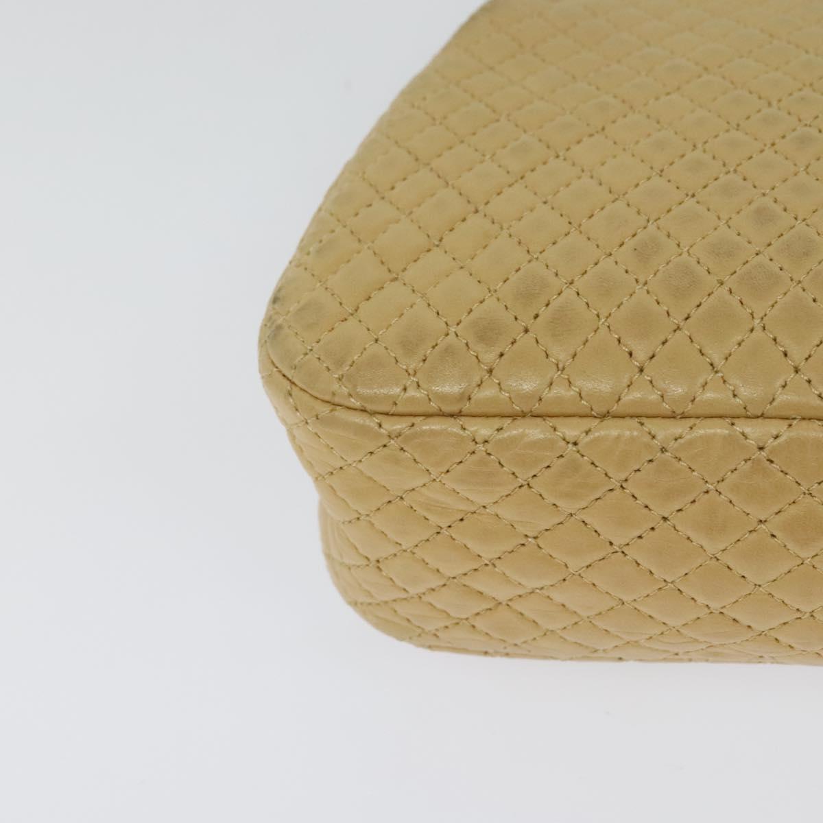 Chanel Bubble Quilt, Beige, Leather, shoulder