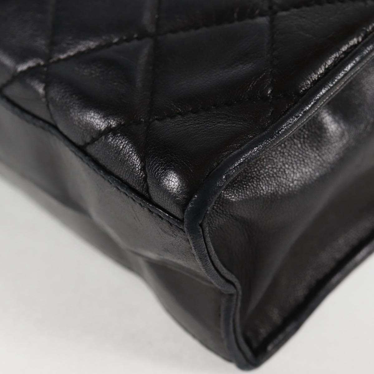 Chanel Coco Mark, Black, Leather, shoulder