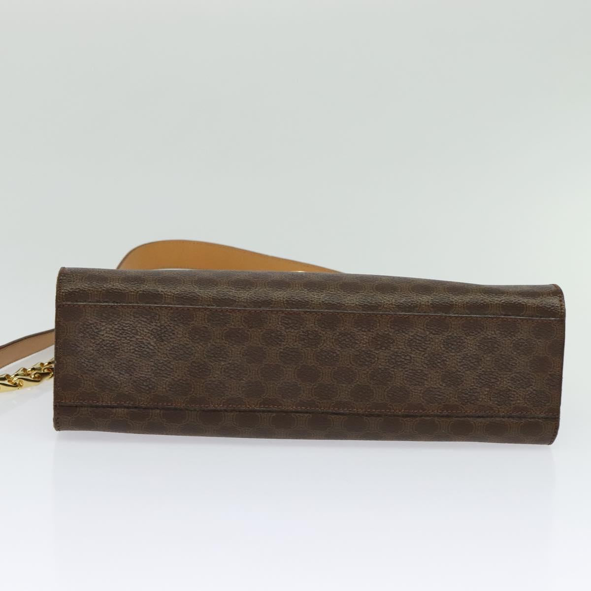Céline Macadam, Brown, Canvas, shoulder