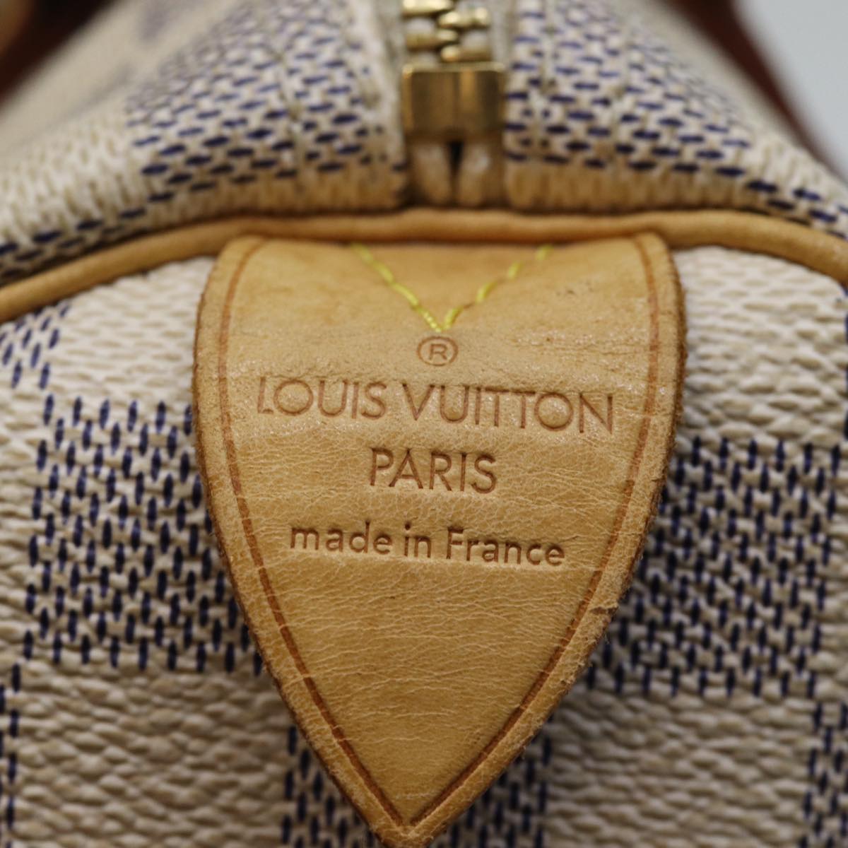 Louis Vuitton Speedy 25, White, Canvas, handbag