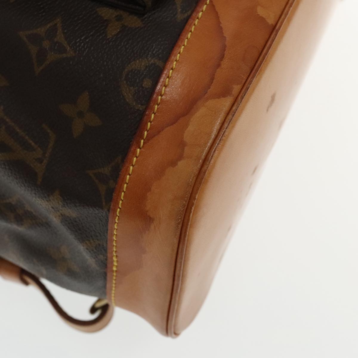 Louis Vuitton Montsouris GM, Brown, Canvas, backpack