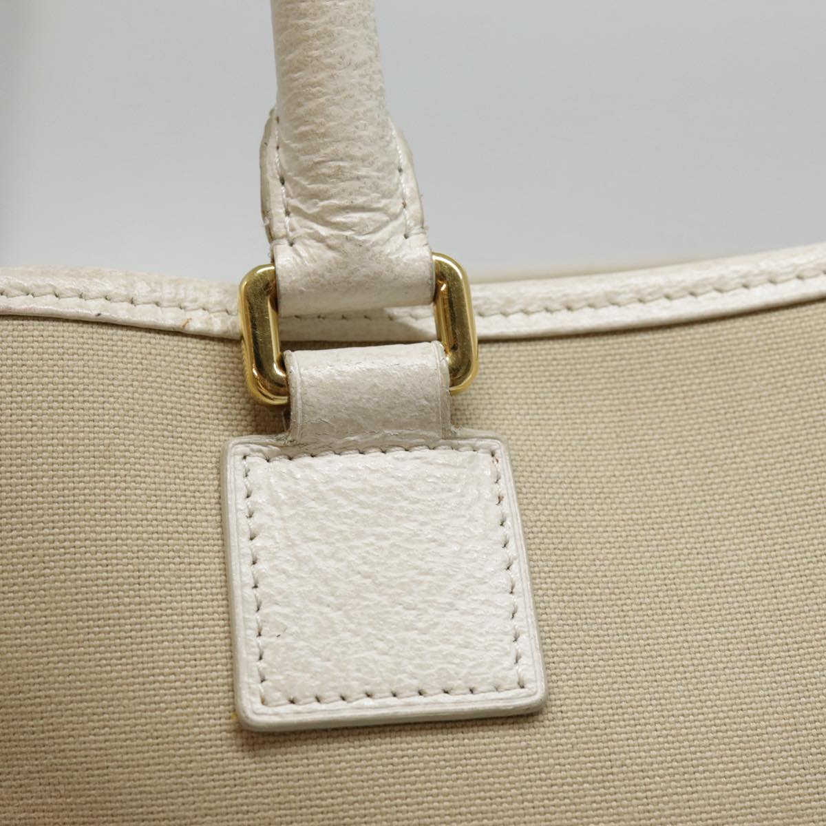 Loewe Anagram, Beige, Canvas, handbag